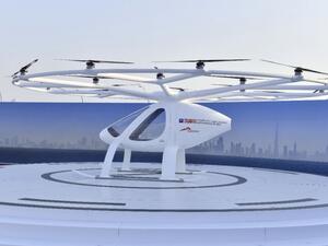 Brigadier Khalid Nasser Al Razooqi, director of the Smart Services Department at Dubai Police, said: “This year, Dubai Police are participating in Gitex with several smart services and devices.” (Twitter/Dubai Media Office)