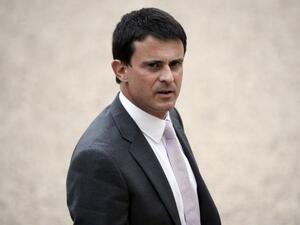  رئيس الوزراء الفرنسي مانويل فالس