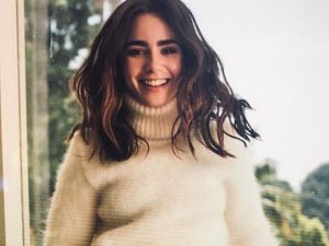 She is the daughter of singer Phil Collins (Source: lillycollins / Instagram) 