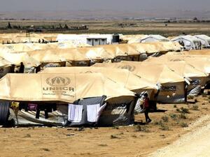 The publication, which is free of charge and available as an online version, is entirely shaped by refugees, whether in Zaatari camp or abroad (AFP/File)