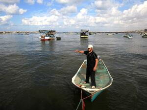Around 4,000 fishermen work in Gaza, but the Israeli navy has restricted the zone in which they are allowed to fish, and their boats frequently come under attack. (AFP/File)