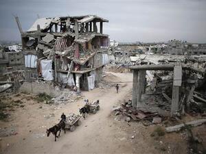 Israel's blockade on the strip caused a 50 percent decrease of Gaza's GDP, the World Bank said. (AFP/Thomas Coex)
