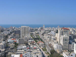 منظر عام لمدينة غزة