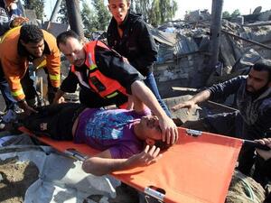 من آثار العدوان على قطاع غزة 