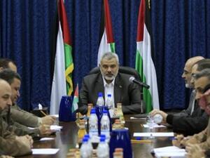 هنية يلتقي وزير الخارجية ورؤساء الأجهزة الأمنية/أ.ف.ب