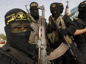 عناصر من سرايا القدس الذراع العسكري لحركة الجهاد الإسلامي