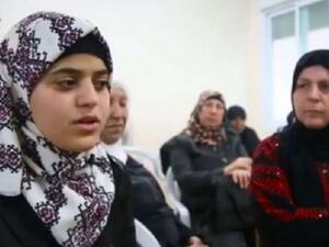 ايمان ابو صبيح (17 عامًا) ابنة الشهيد مصباح أبو صبيح