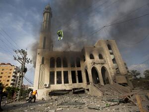 جانب من الدمار الذي خلفه العدوان الاسرائيلي على قطاع غزة في صيف 2014