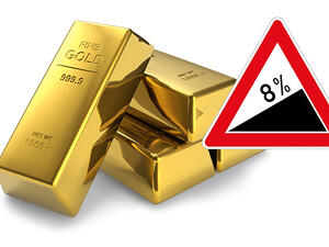 كان سعر الذهب قد سجل خسائر بنهاية شباط (فبراير) نسبتها 6 في المائة ما يعادل 71.64 دولار مقارنة بشهر بكانون الثاني (يناير) من العام نفسه الذي أغلق عند 1284.1 دولار للأونصة