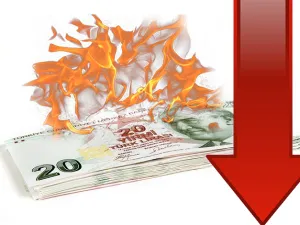 تعاني الليرة التركية جراء مخاوف سياسية وأمنية واقتصادية محلية.