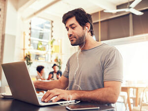 Open the documents you want to work on, prepare you headphones, hit play on one of the lists below and then work. (File photo)