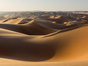 يمكن اعتبار رمال الصحراء المنتشرة في أرجاء دولة الإمارات مادة مفيدة يمكن توظيفها في تخزين الطاقة الحرارية