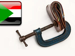 يبلغ السعر الرسمي للجنيه السوداني 6.8 جنيه للدولار