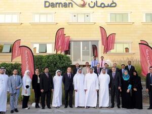 Daman’s Chairman with the management and employees of the new branch
