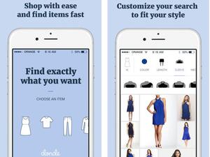 يمكن للسيدات الاعتماد على تطبيق Donde Fashion، والذي يُتيح لهنّ إمكانية التسوق والبحث بكل سهولة عن الأزياء عبر آلاف العلامات التجارية الشهيرة، سواءً للملابس، أم للأحذية النسائية وحقائب اليد، عن طريق تحديد معالم وتفاصيل الأزياء التي يرغبون بالوصول إليها