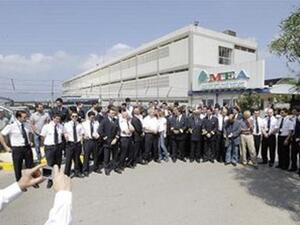 The strike, initiated by LPA, is a stepped-up response to the sacking of pilot Joseph Ayat who is undergoing treatment for cancer