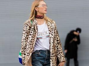 معطف بنقشة النمر (gettyimages)