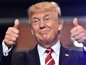 Donald Trump spoke at the dinner and told the audience he was the reason for the lucrative event (AFP/File Photo)	