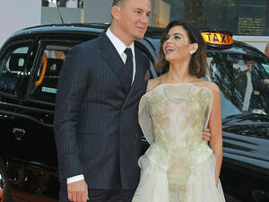 تشانينج تاتوم وزوجته جينا