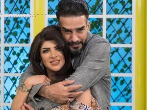 غدير السبتي وزوجها أحمد الفردان
