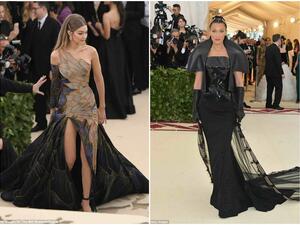 جيجي وبيلا حديد في ميت غالا 2018