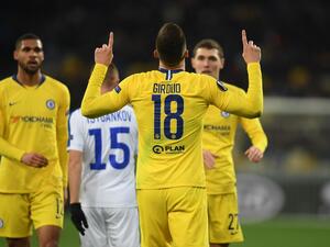 جيرو يسجل ثلاثية