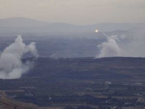 سقوط صواريخ من سوريا على الجزء المحتل من هضبة الجولان