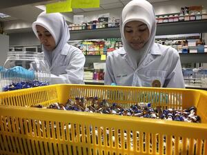 The global halal economy is estimated to reach $6.4 trillion by 2018, compared to $3.2 trillion in 2012. (AFP)