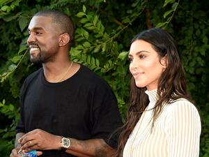 كيم كارداشيان وكانييه ويست