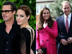 كيت ميدلتون وأنجلينا جولي