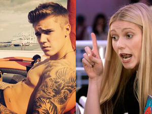 غوينيث بالترو وجاستين بيبر