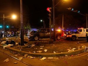 حادث دهس حشد جماهيري في مهرجان ماردي بنيو أورلينز 
