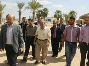 الوفد برئاسة موسى أبو مرزوق وصل القاهرة السبت الماضي ـ أرشيف