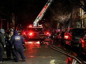 أكثر من 160 من رجال الإطفاء تواجدوا في مكان الحادث لمكافحة الحريق  