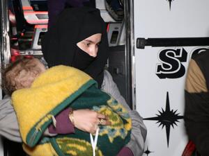 قوات النظام تهجر اهالي الغوطة 