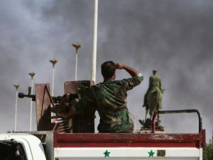 جندي سوري في مدينة الحسكة
