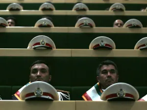 Members of Iran's Armed Forces attend President Hassan Rouhani's swearing in ceremony (AFP/File Photo)	