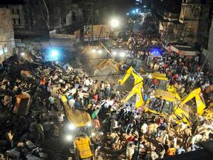 مقتل عشرة أشخاص في انهيار مبنى بالهند 