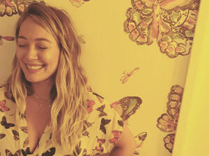 Hilary Duff is  expecting a baby girl (Source: hilaryduff / Instagram ) 