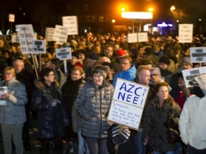 مظاهرة جديدة ضد استقبال المهاجرين في هولندا
