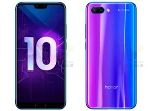 Honor 10 will come in black, teal and pink/blue. (Photo: WinFuture)