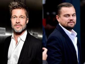 ليوناردو دي كابريو وبراد بيت