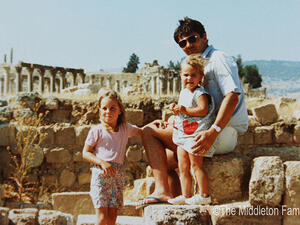 كيت ميدلتون قبل 34 عامًا في جرش