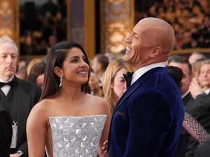 ذا روك وبريانكا شوبرا