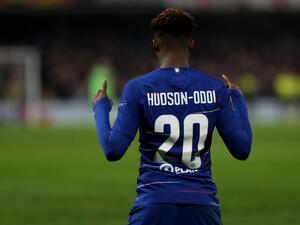 هادسون أودوي يحتفل بهدفه