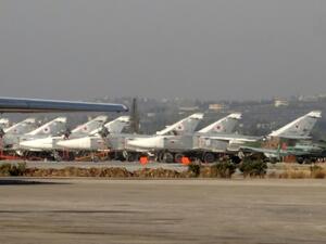 طائرات روسية في قاعدة حميميم بسوريا