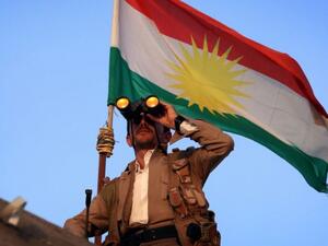 A Kurdish Peshmerga fighter holds a position on the front line in the Gwer district, 40 kilometers south of Erbil. (Photo: AFP) A Kurdish Peshmerga fighter holds a position on the front line in the Gwer district, 40 kilometers south of Erbil. (Photo: AFP)