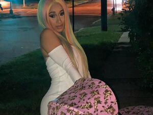 Cardi has wasted no time throwing herself back into work as she's determined to make money for her baby. (Source: iamcardib - Instagram)