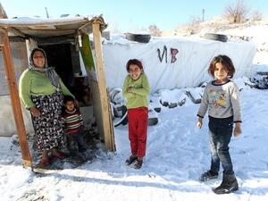 The main problem refugees encounter during winter is the increasing risk of health issues (AFP/File)