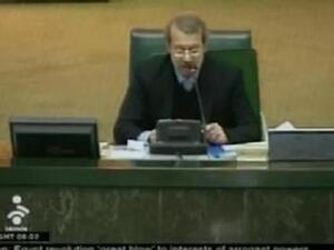 Iranian speaker of Parliamnet Larijani